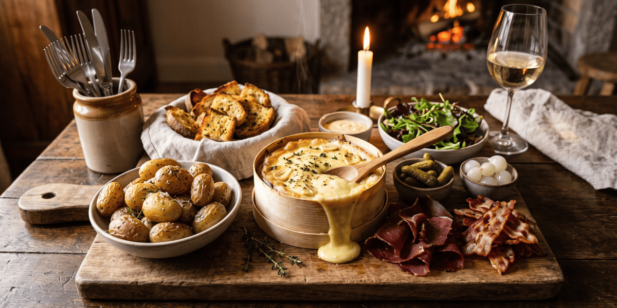 plateau apéro autour du fromage fondu