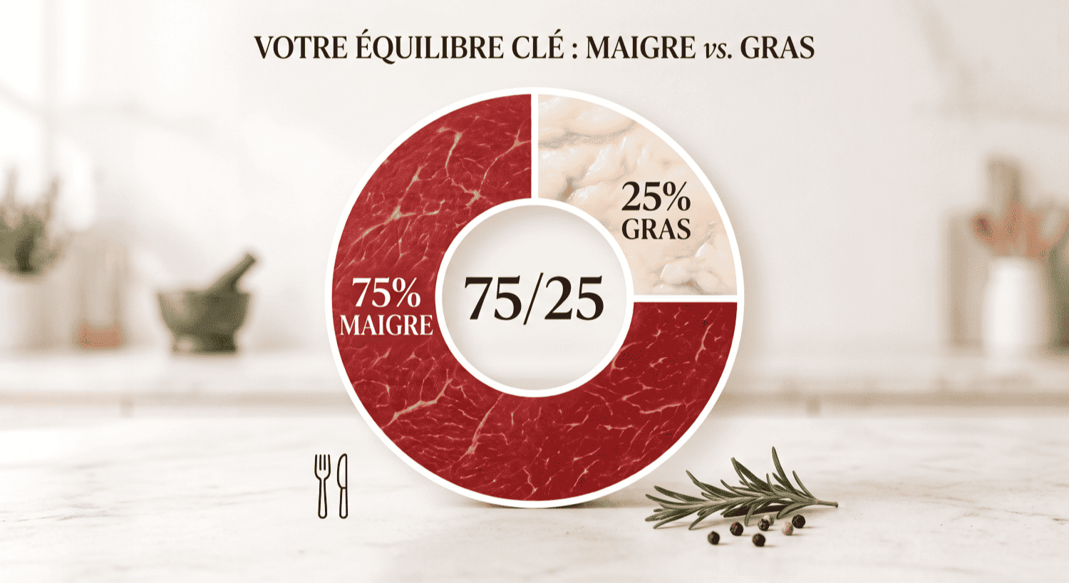 infographie maigre et gras du saucisson.